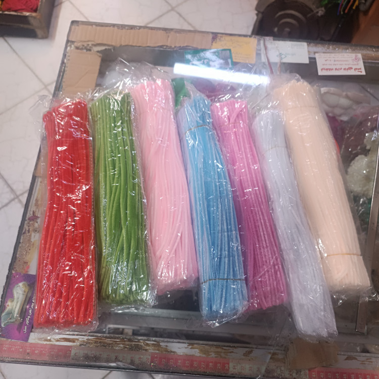 پیپ پاک کن مخمل مخصوص گلسازی بسته های ۱۰۰ عددی